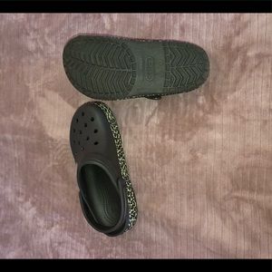 Cheetah print crocs